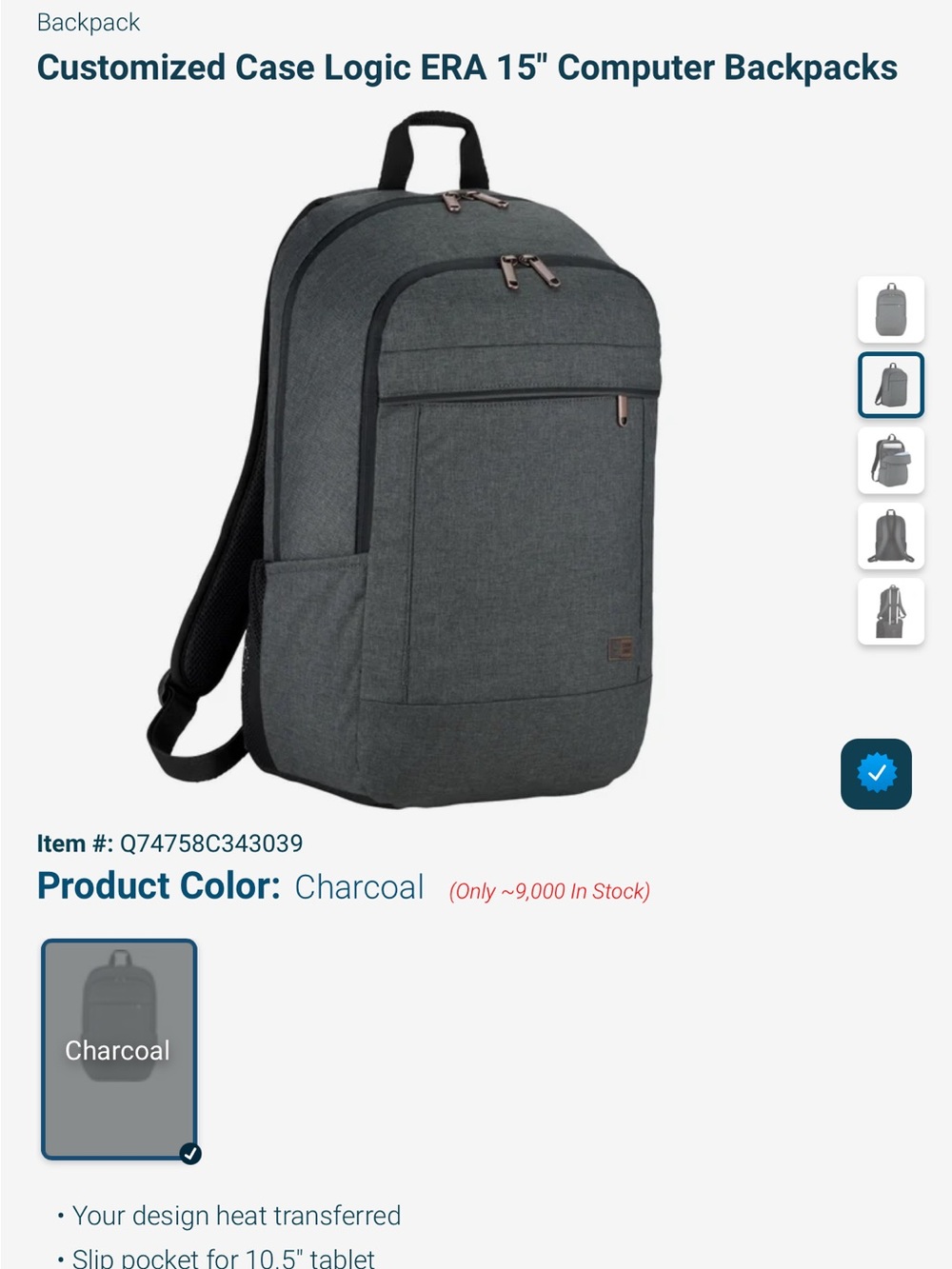 Case Logic ERA 15" Computer Backpacks